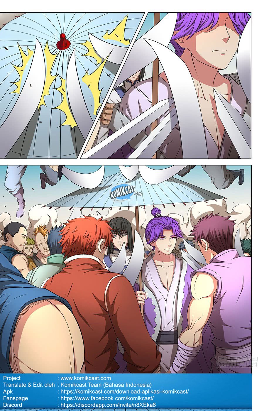 God of Martial Arts Chapter 168 Bahasa Indonesia